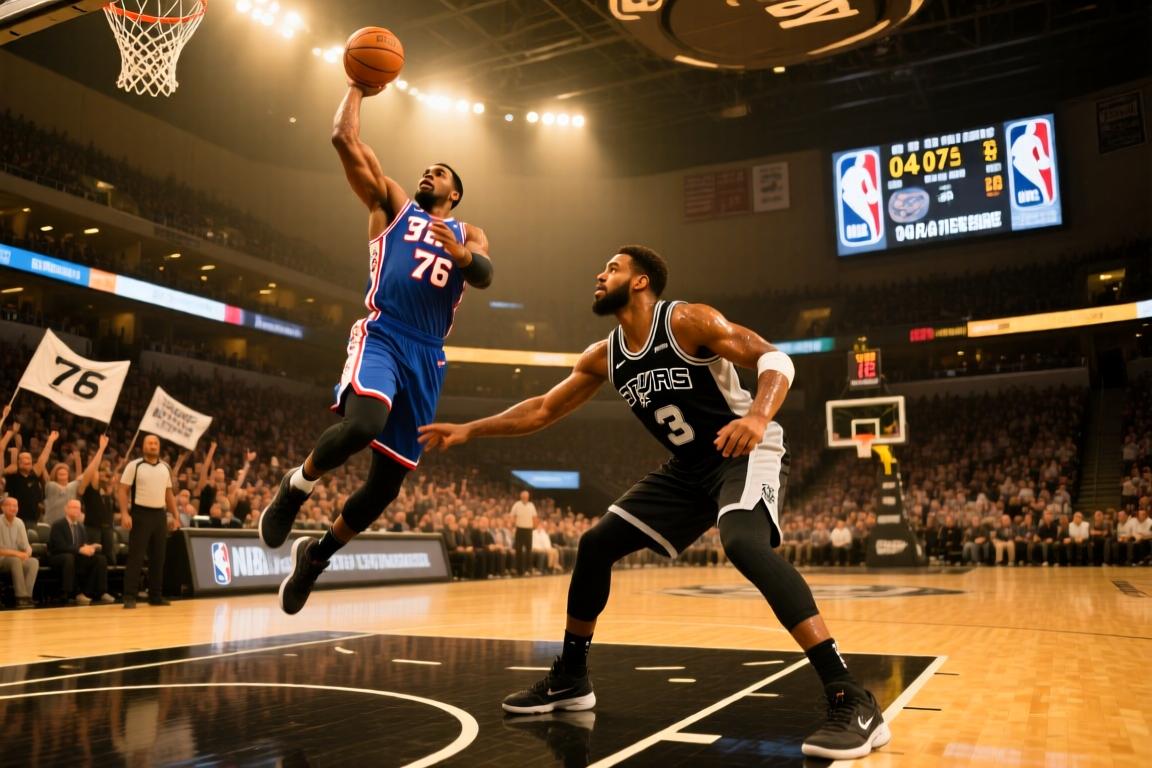 04月07日NBA常规赛76人-马刺全场录像