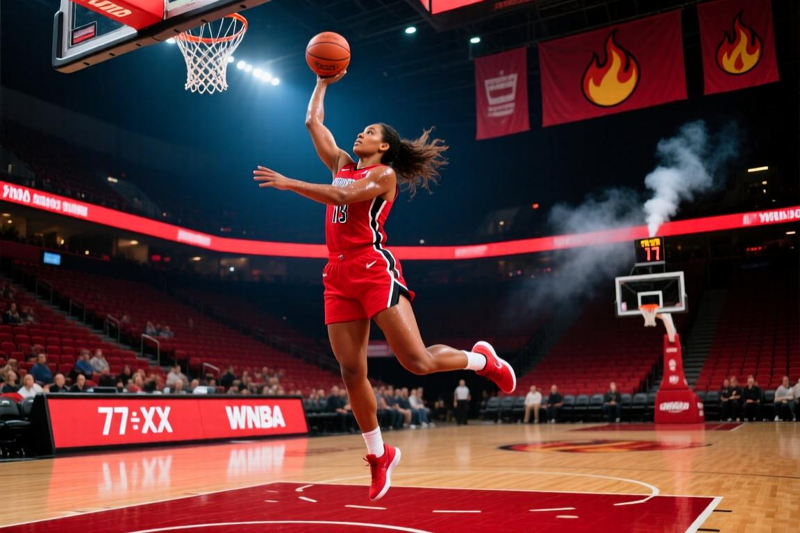 06月03日WNBA常规赛波特兰火焰77-95金州女武神全场集锦