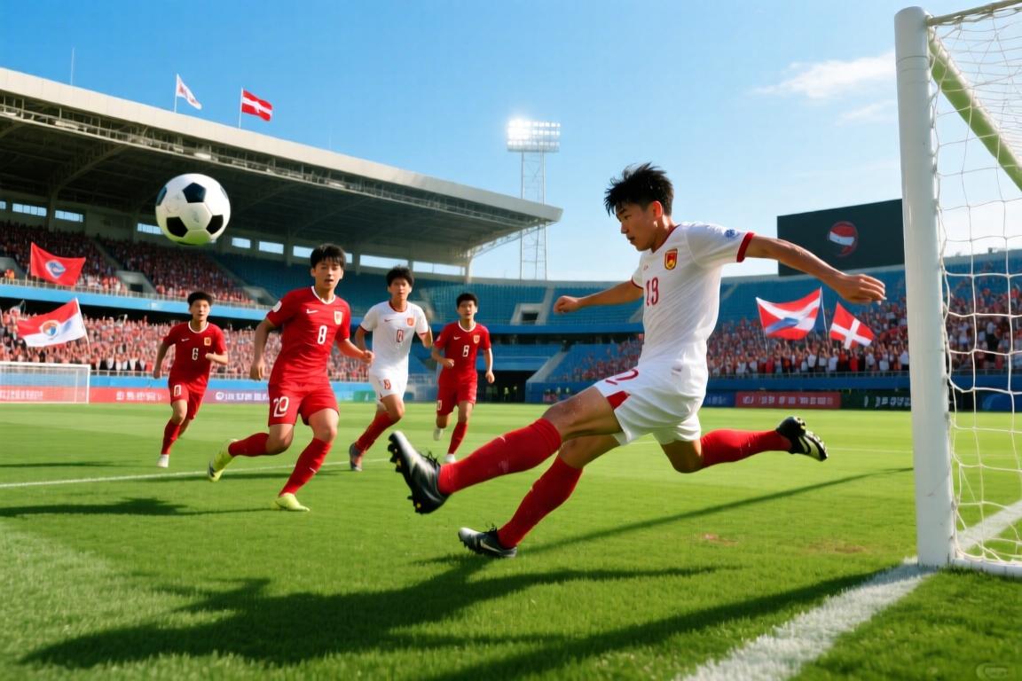 05月06日U17亚洲杯小组赛B组第1轮印尼U17vs中国男足U17全场录像