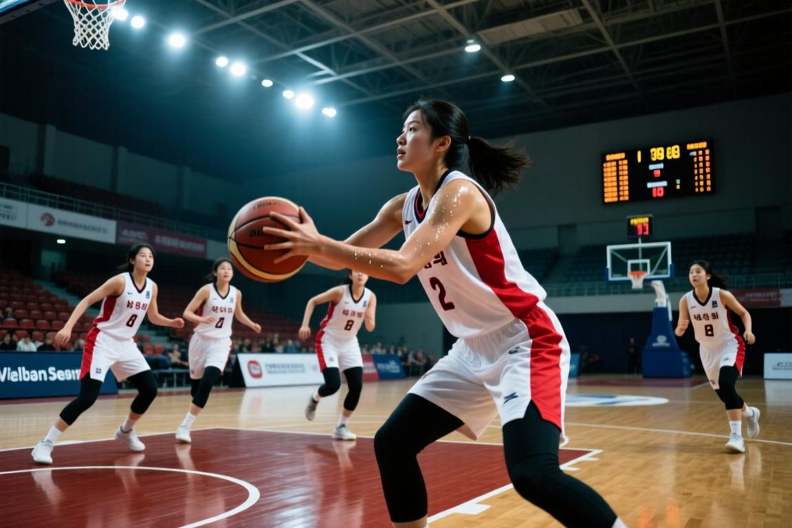 女篮世界杯预选赛小组赛维勒班赛区韩国女篮77-60尼日利亚女篮集锦