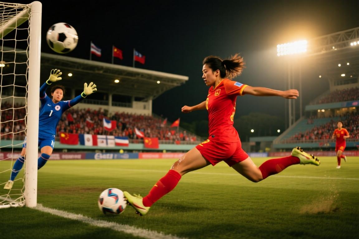 直通世界杯！中国女足加时2-0中国台北女足，半决赛将战澳大利亚
