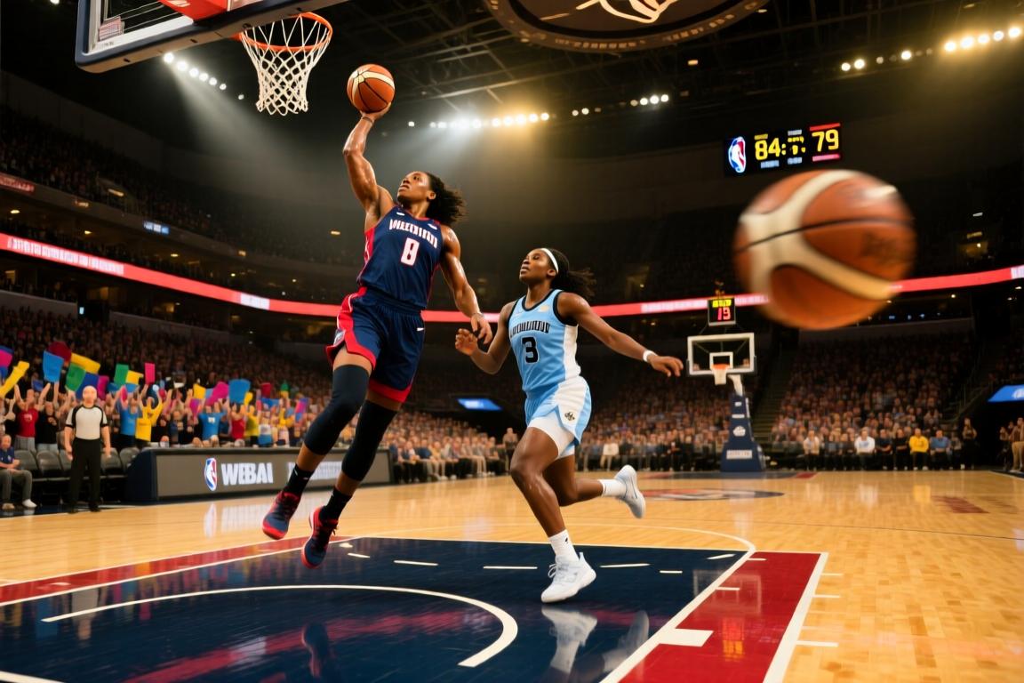 WNBA常规赛华盛顿神秘人84-79明尼苏达山猫全场集锦