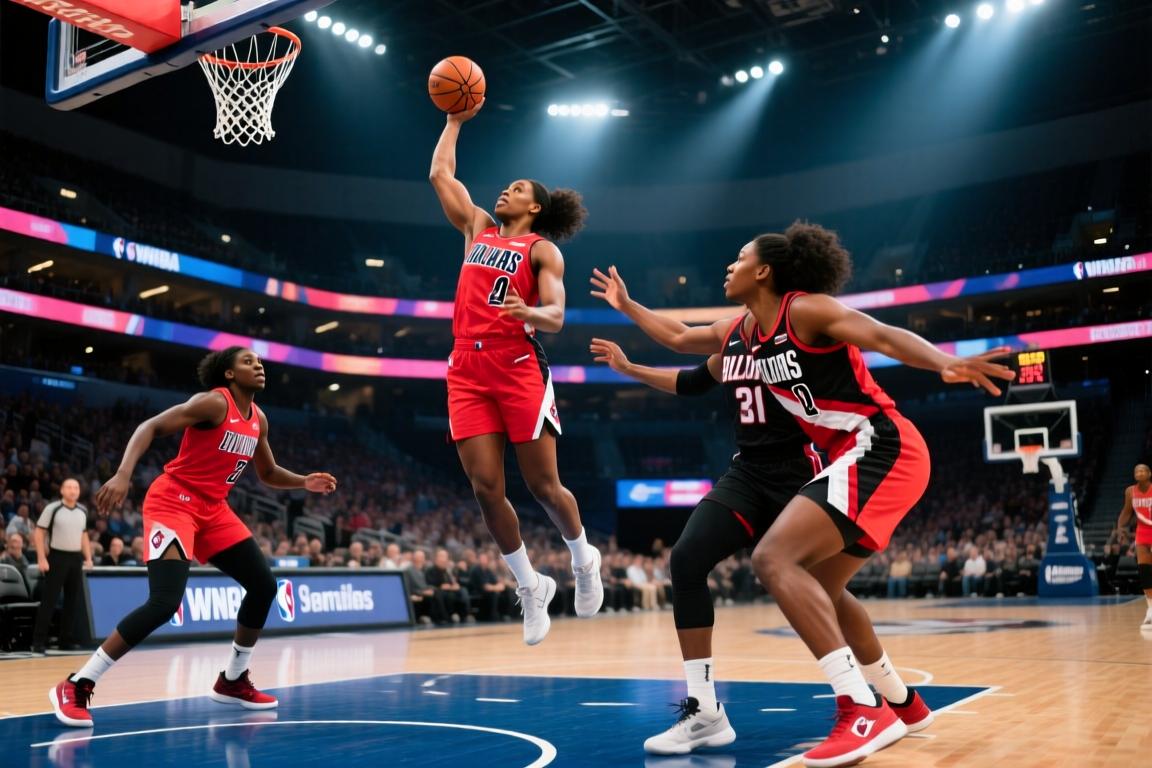 WNBA常规赛达拉斯飞翼83-84波特兰火焰全场集锦