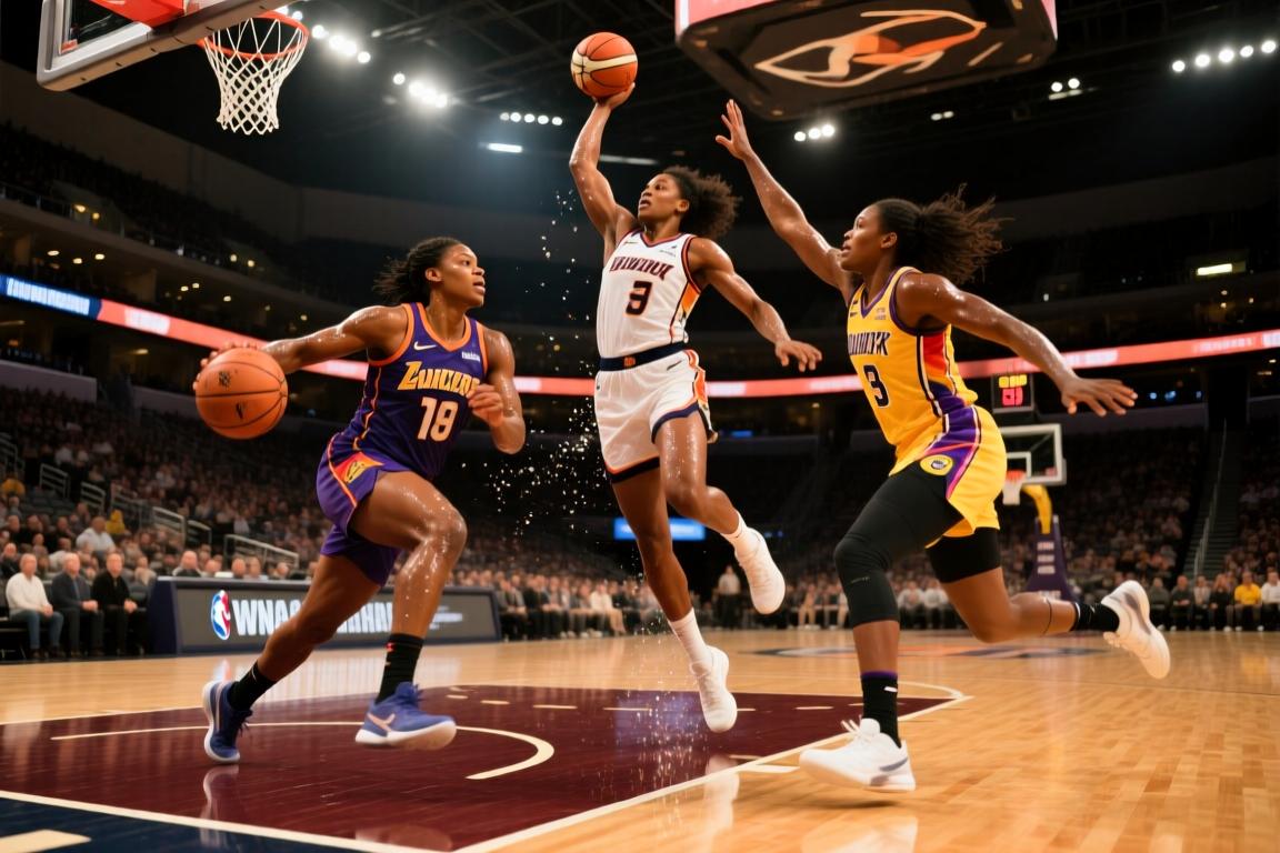 WNBA常规赛洛杉矶火花101-95拉斯维加斯王牌全场集锦