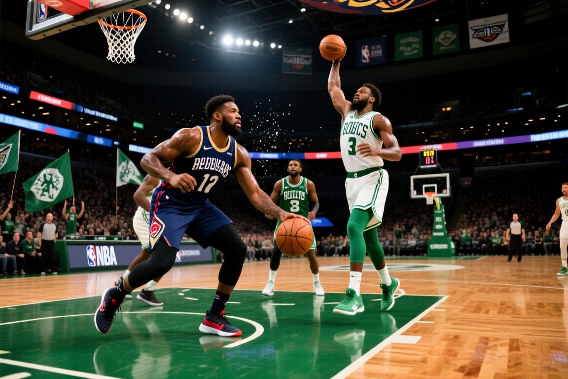 04月11日NBA常规赛鹈鹕-凯尔特人全场录像