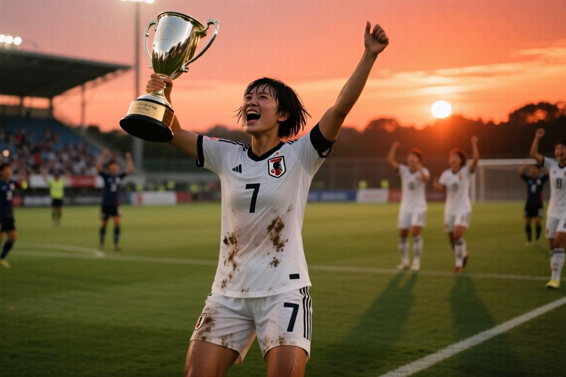 U20女足亚洲杯-日本1-0朝鲜夺冠佐野杏花头球制胜朝鲜首次丢球