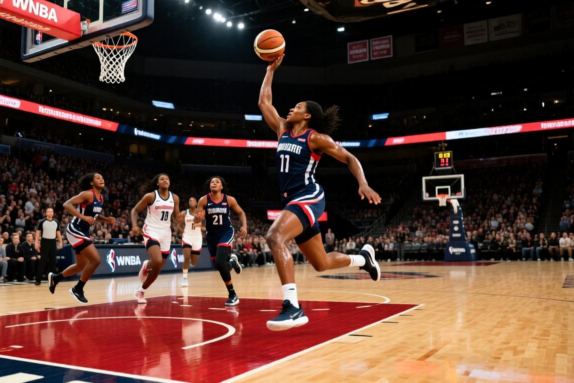 WNBA常规赛华盛顿神秘人88-81康涅狄格太阳全场集锦