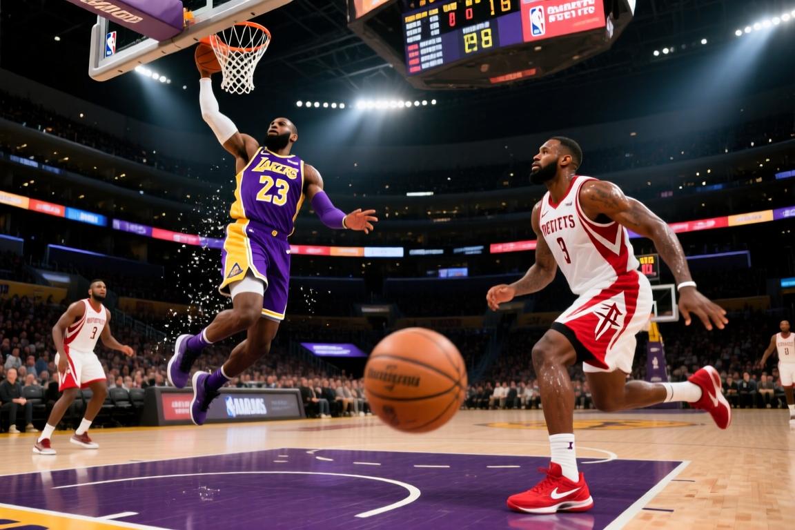 03月17日NBA常规赛湖人-火箭全场录像