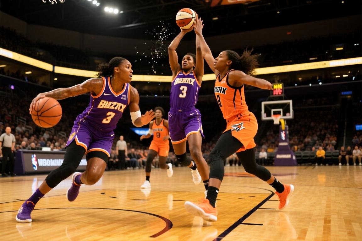 WNBA常规赛洛杉矶火花-菲尼克斯水星全场集锦