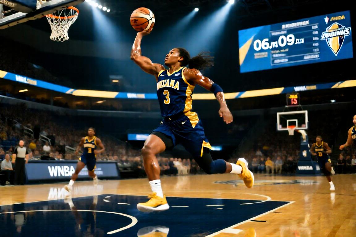 06月09日WNBA常规赛印第安纳狂热78-76华盛顿神秘人全场集锦