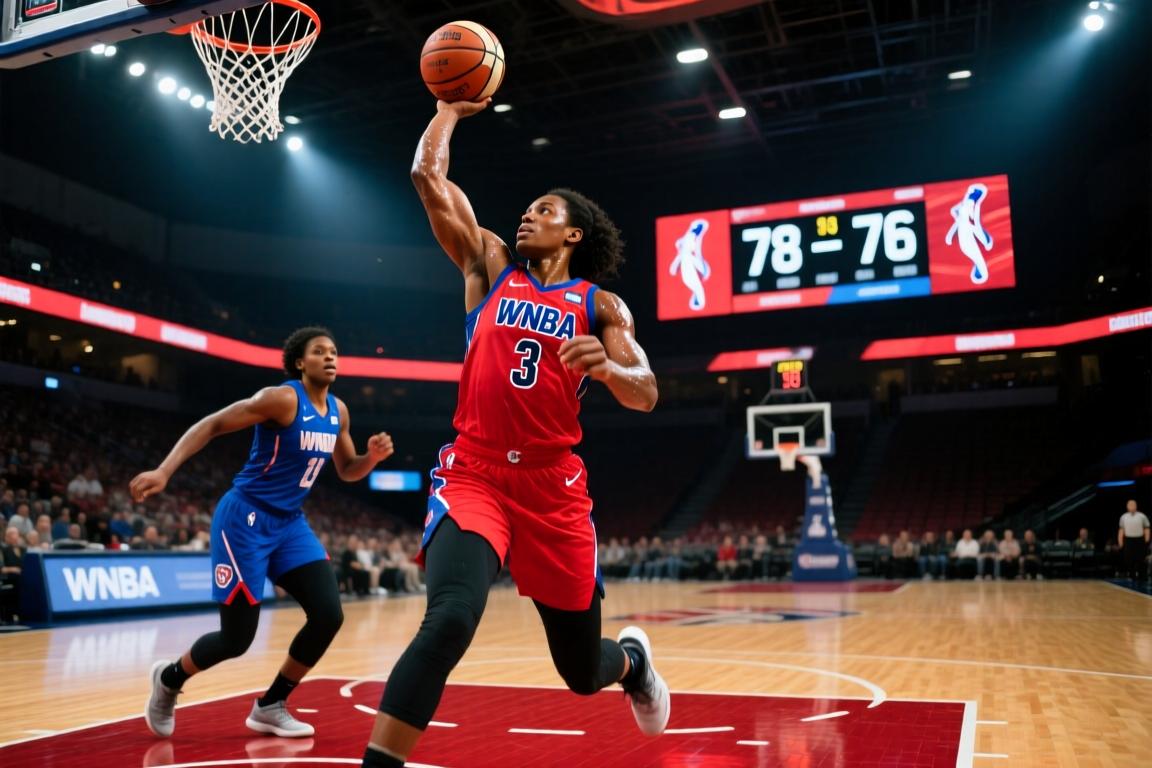 WNBA常规赛明尼苏达山猫78-76华盛顿神秘人全场集锦