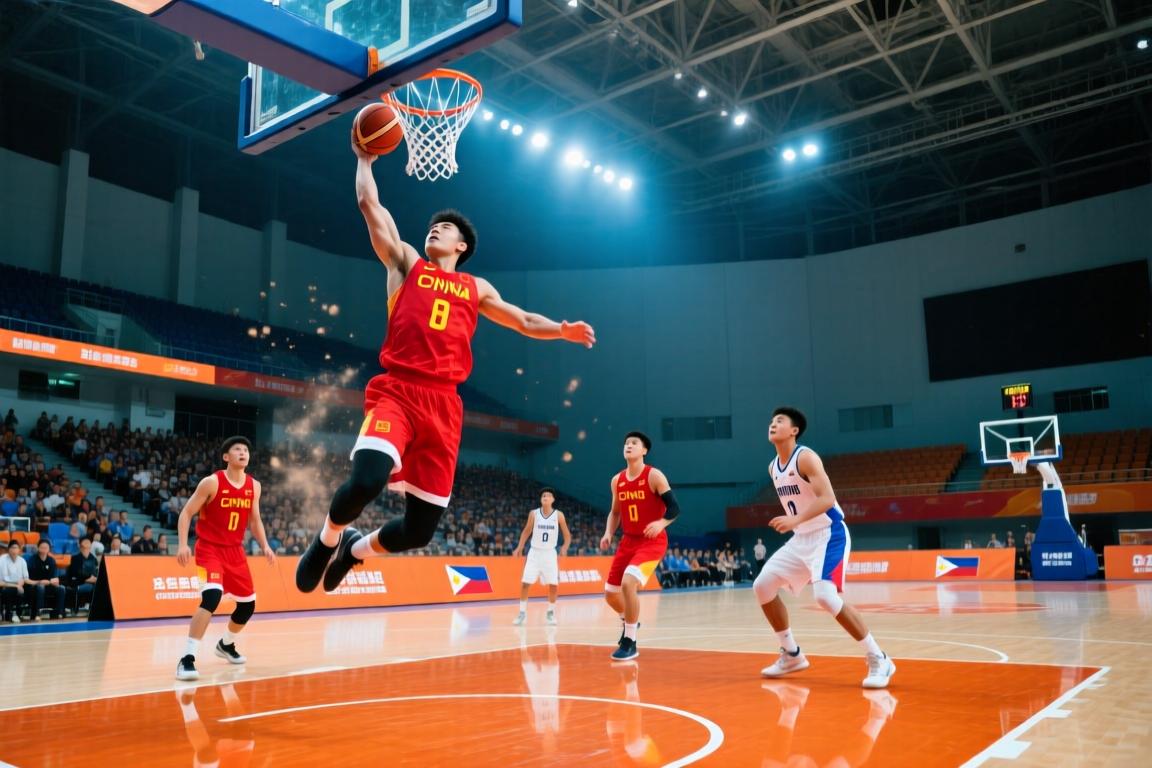 U18男篮亚洲杯-中国U18男篮胜菲律宾陈昱休23分王子超25分