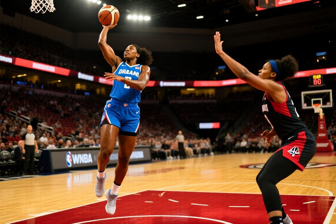 WNBA常规赛亚特兰大梦想74-79华盛顿神秘人全场集锦
