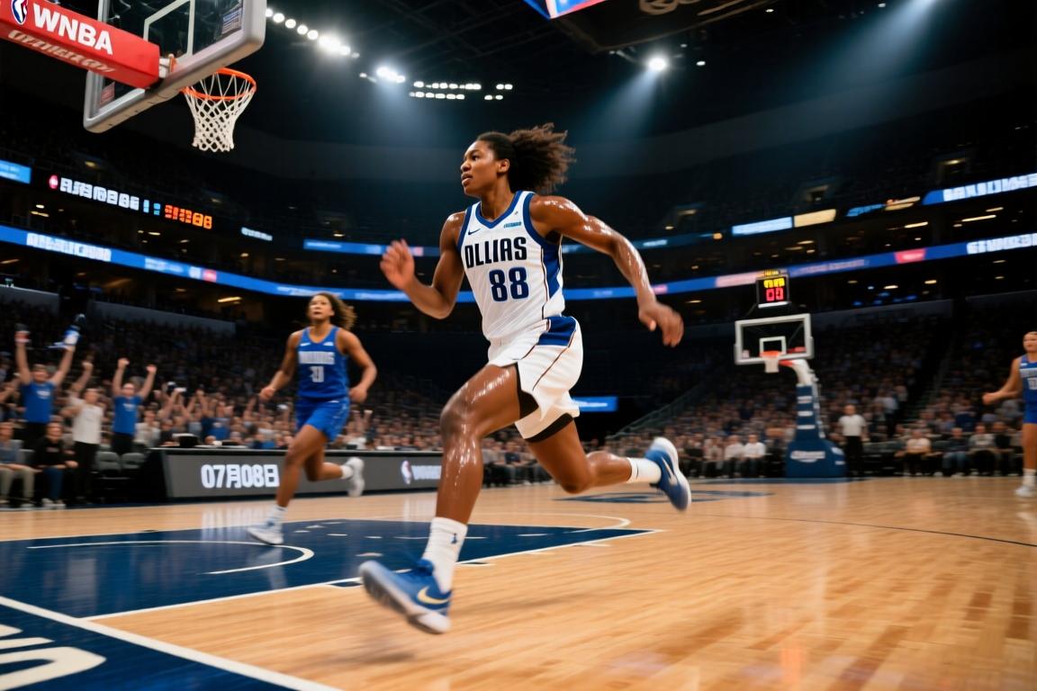 07月08日WNBA常规赛达拉斯飞翼88-77纽约自由人全场集锦
