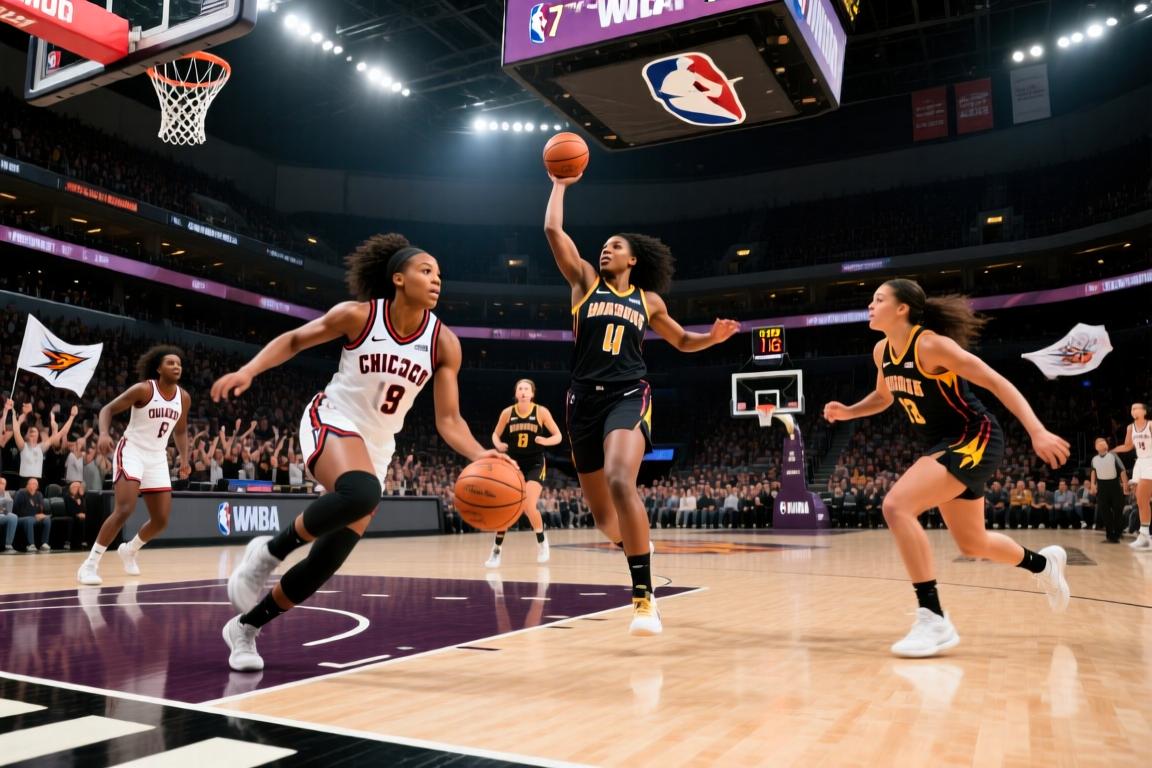 WNBA常规赛芝加哥天空87-102洛杉矶火花全场集锦