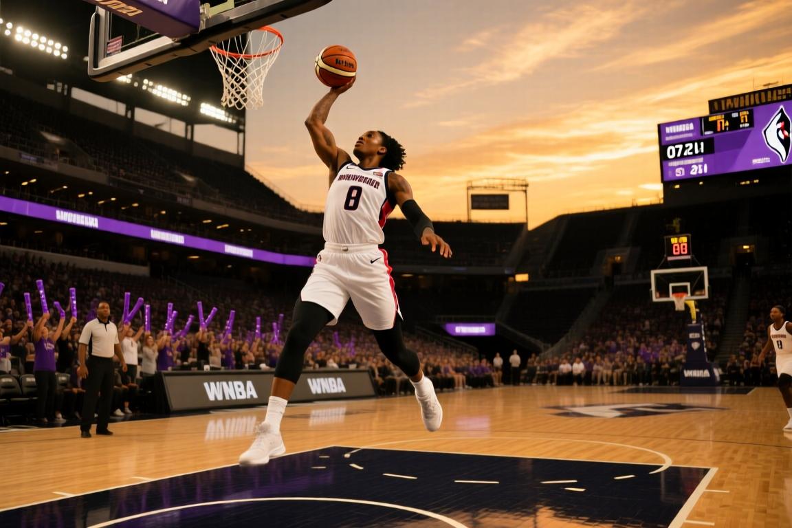 07月21日WNBA常规赛华盛顿神秘人90-82金州女武神全场集锦