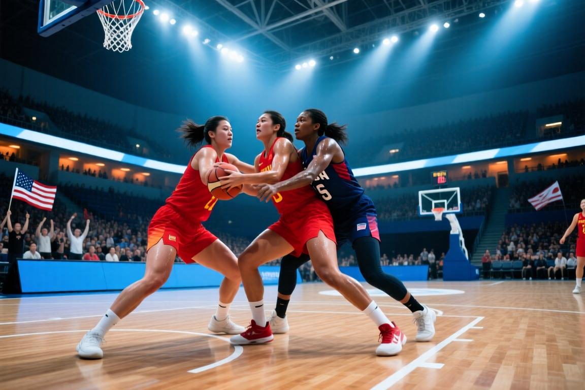 女篮世界杯-中国女篮33分不敌美国女篮张子宇13+6韩旭11+10