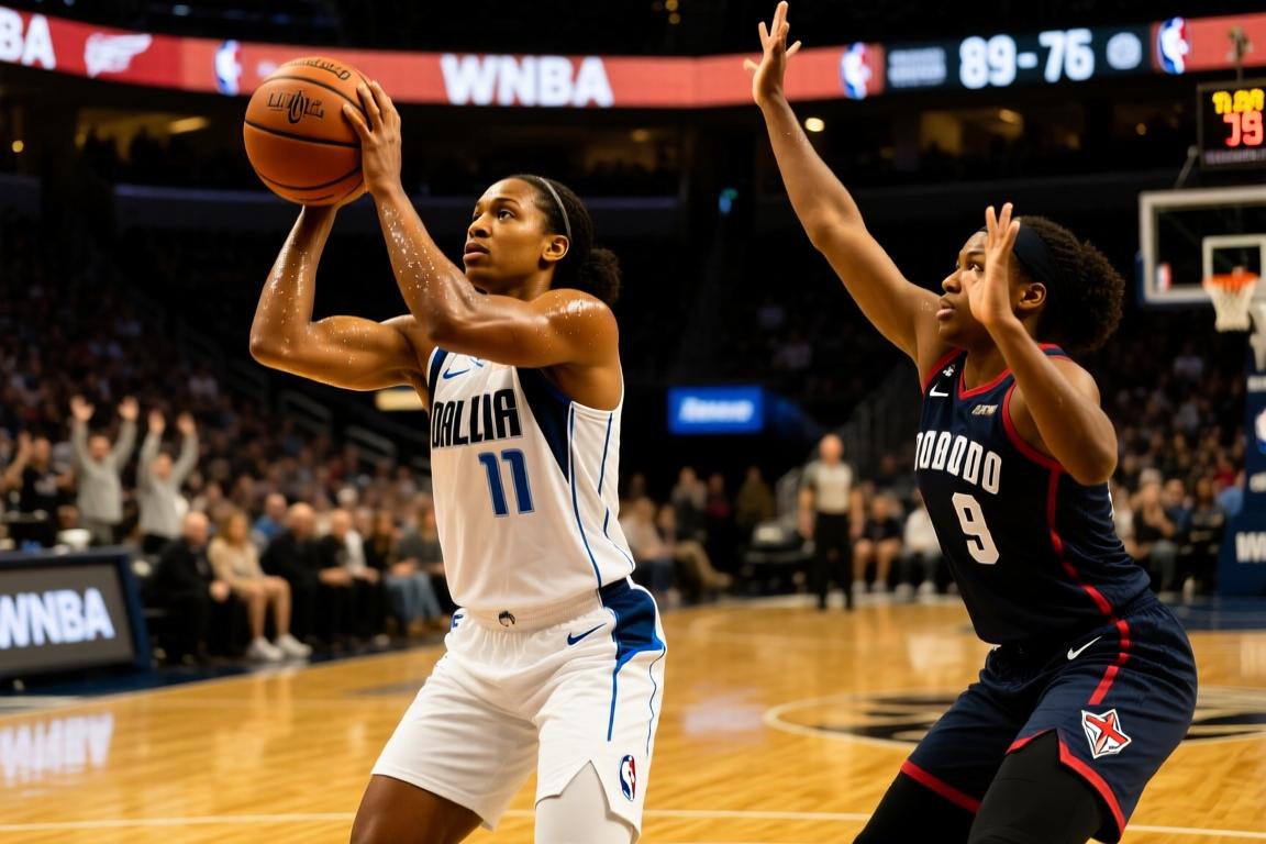 WNBA常规赛达拉斯飞翼89-76多伦多节奏全场集锦