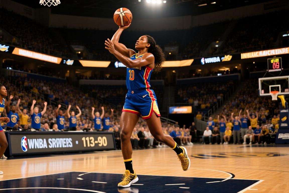 WNBA常规赛印第安纳狂热113-90芝加哥天空全场集锦