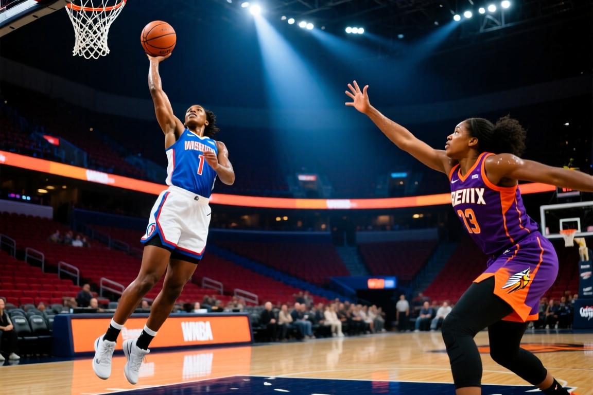 WNBA常规赛华盛顿神秘人80-73菲尼克斯水星全场集锦