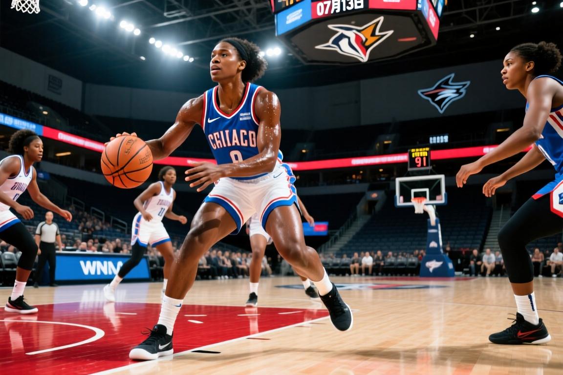 07月13日WNBA常规赛芝加哥天空91-96达拉斯飞翼全场集锦