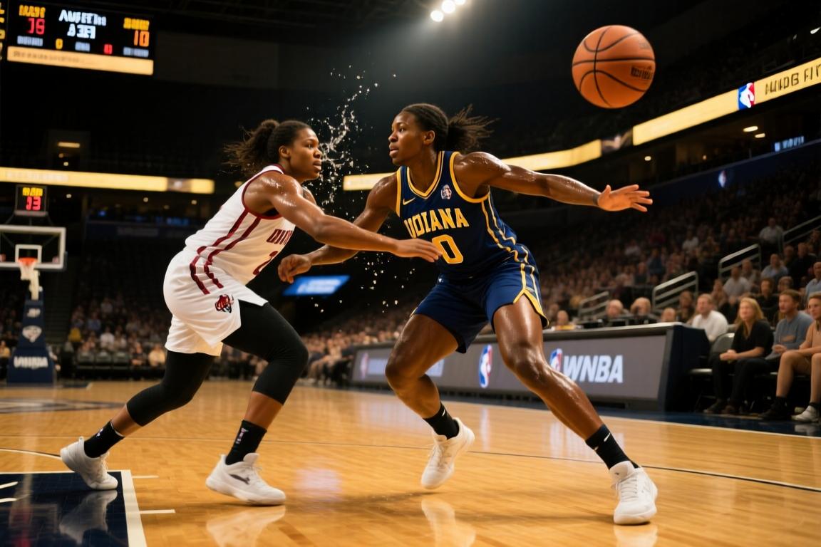 08月03日WNBA常规赛印第安纳狂热100-108明尼苏达山猫全场集锦