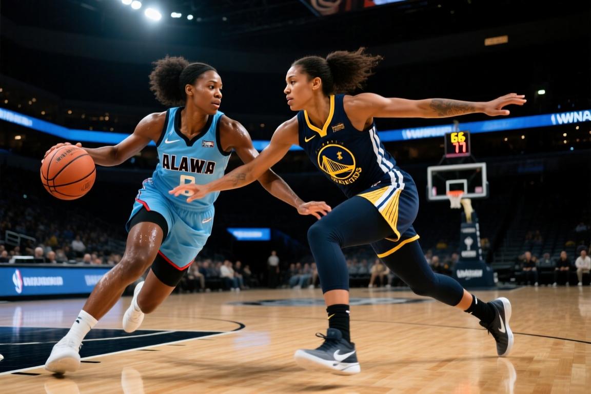 WNBA常规赛亚特兰大梦想66-77金州女武神全场集锦