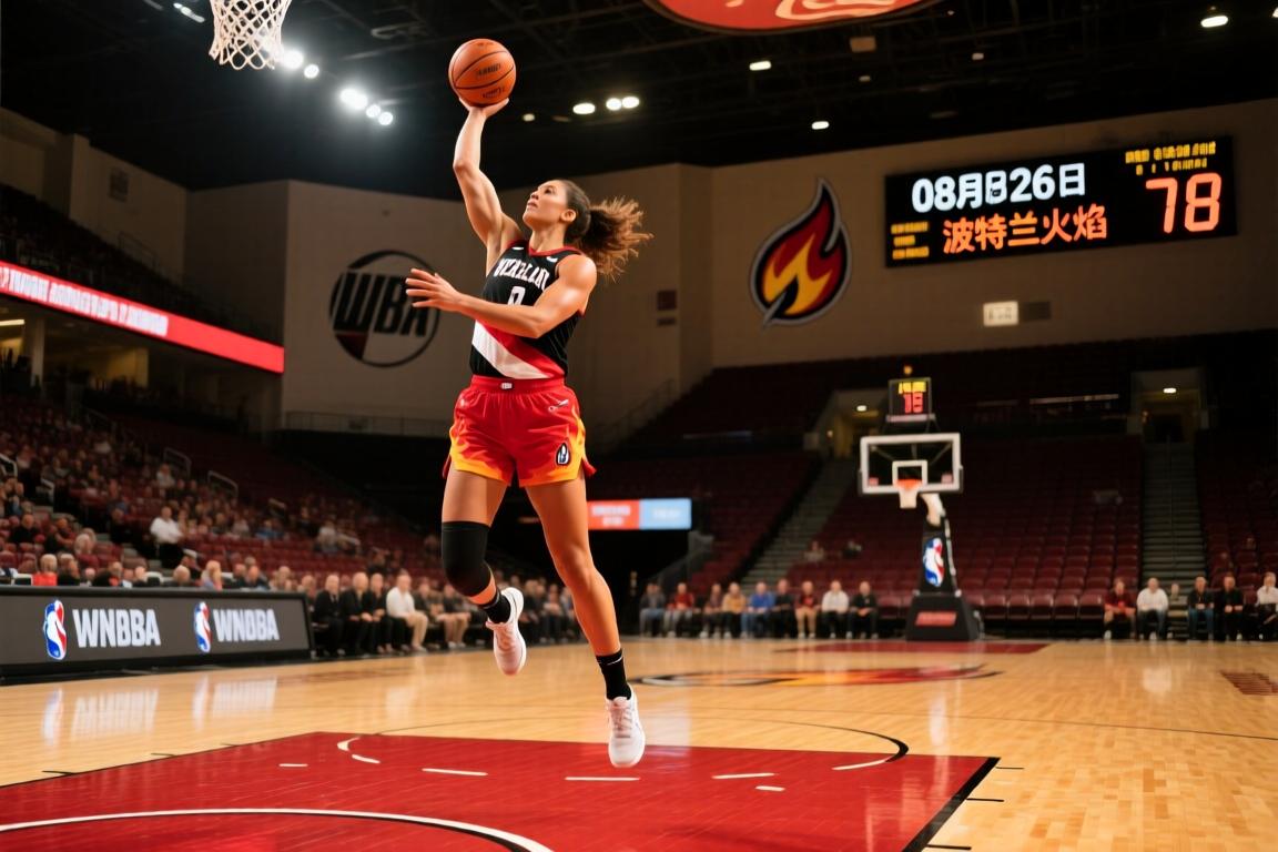 08月26日WNBA常规赛波特兰火焰78-96达拉斯飞翼全场集锦