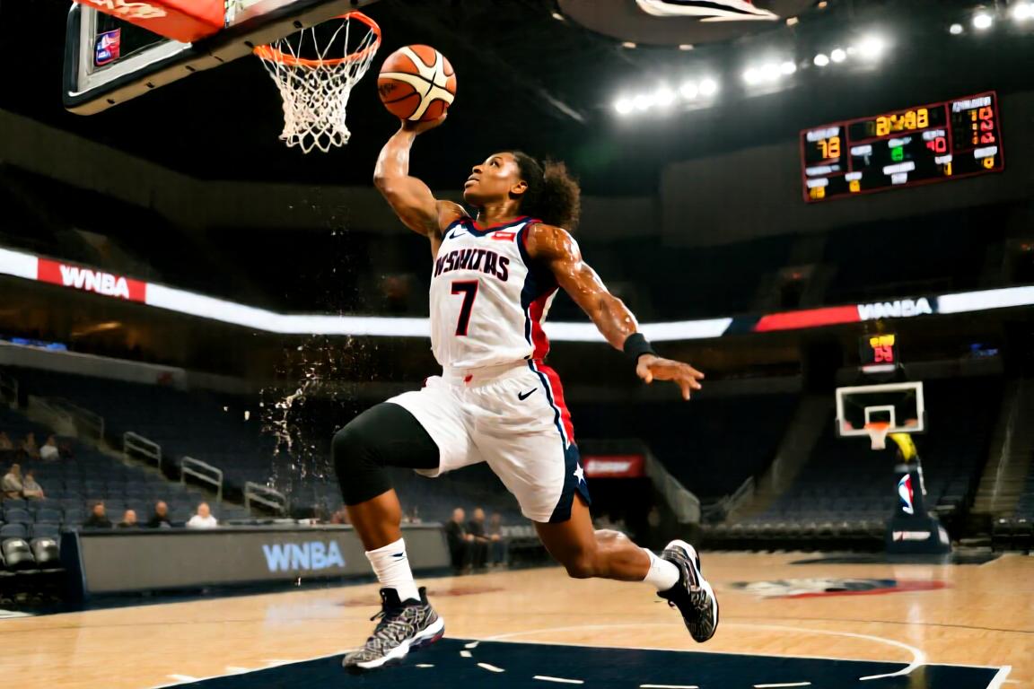 08月14日WNBA常规赛华盛顿神秘人76-83拉斯维加斯王牌集锦