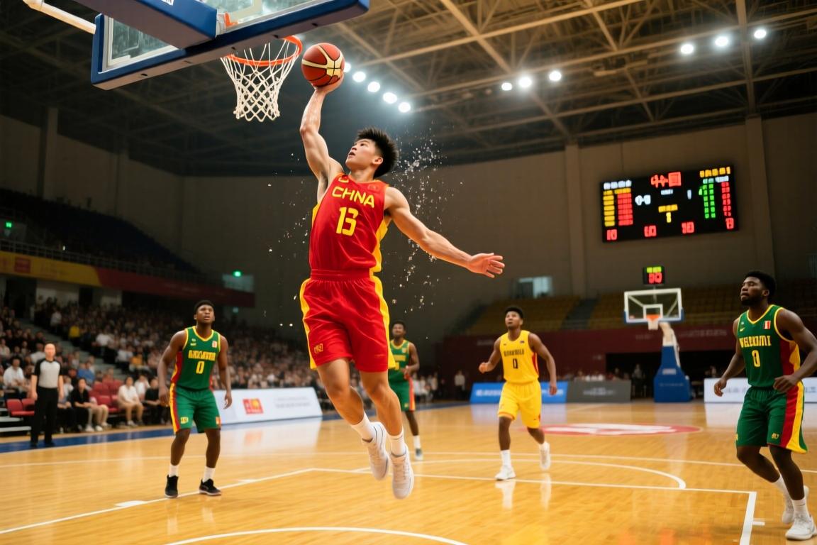 U17男篮世界杯-中国大胜喀麦隆迎开门红张懿赵杰23+6