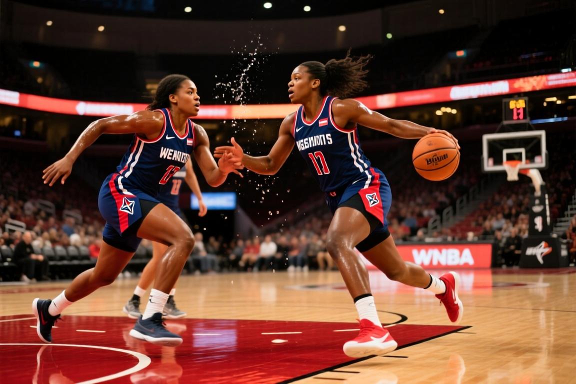 WNBA常规赛菲尼克斯水星75-95华盛顿神秘人全场集锦