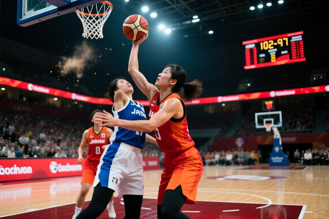 女篮世界杯小组赛A组日本女篮102-97马里女篮全场集锦