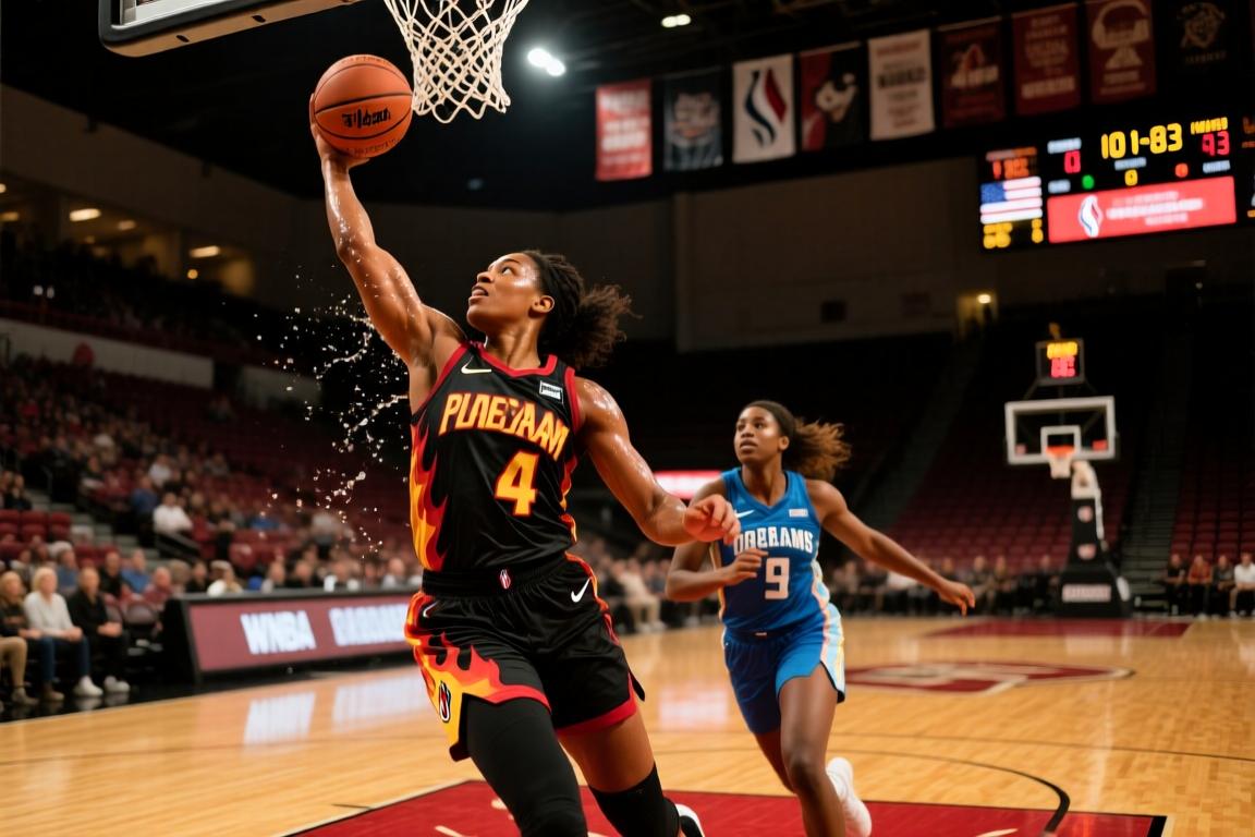 WNBA常规赛波特兰火焰101-83亚特兰大梦想全场集锦