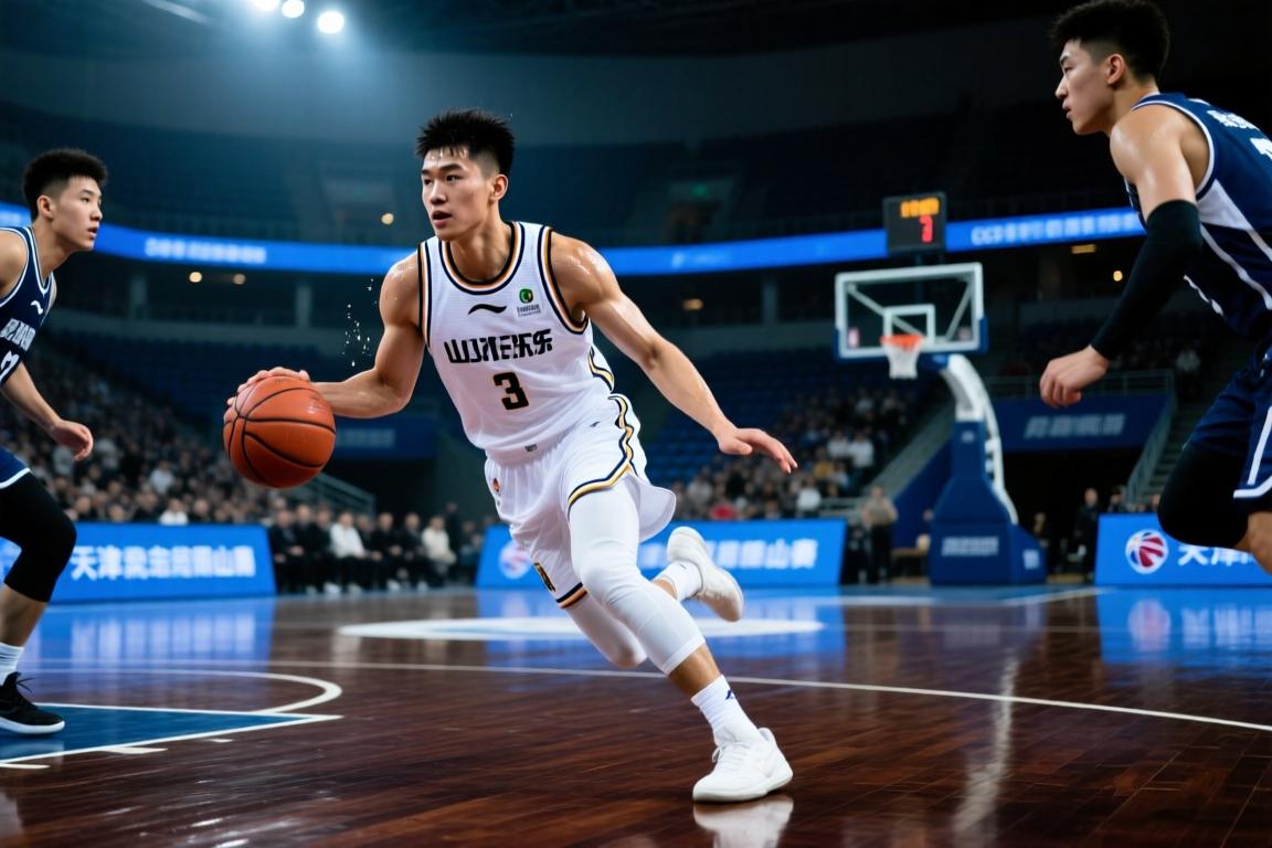 CBA季前赛-山东击败天津王岚嵚10分沙克尔福德16投11分