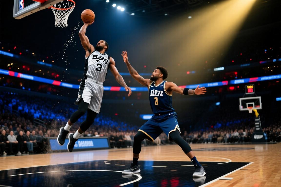 NBA常规赛马刺-爵士全场录像