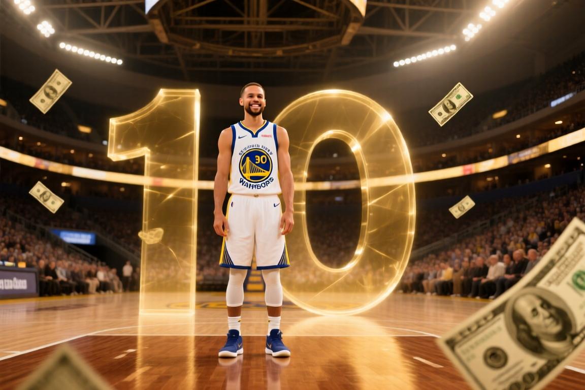库里连续十年稳坐NBA年薪榜首 现有资格签下2年1.37亿提前续约合同