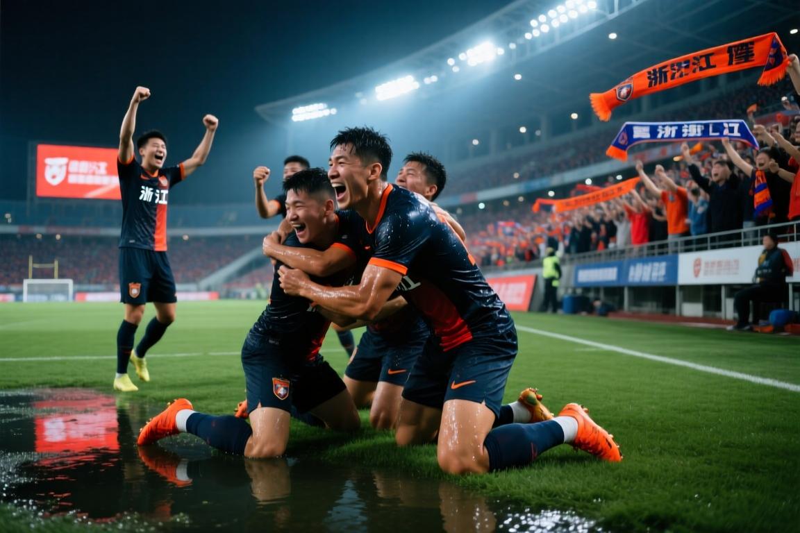 6-0横扫！浙江队狂胜云南玉昆 一战刷新队史最大胜利与中超本赛季最大分差