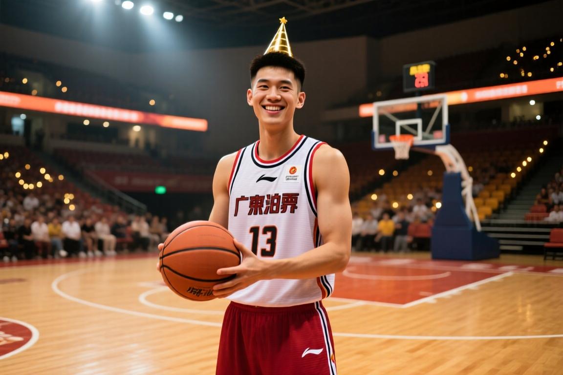 真挚的祝福！广东男篮祝焦泊乔25岁生日快乐