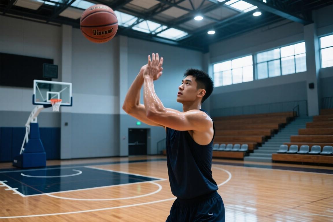 解说：阿门能练出三分续约就血赚 没练出打出优秀防守水平也不亏
