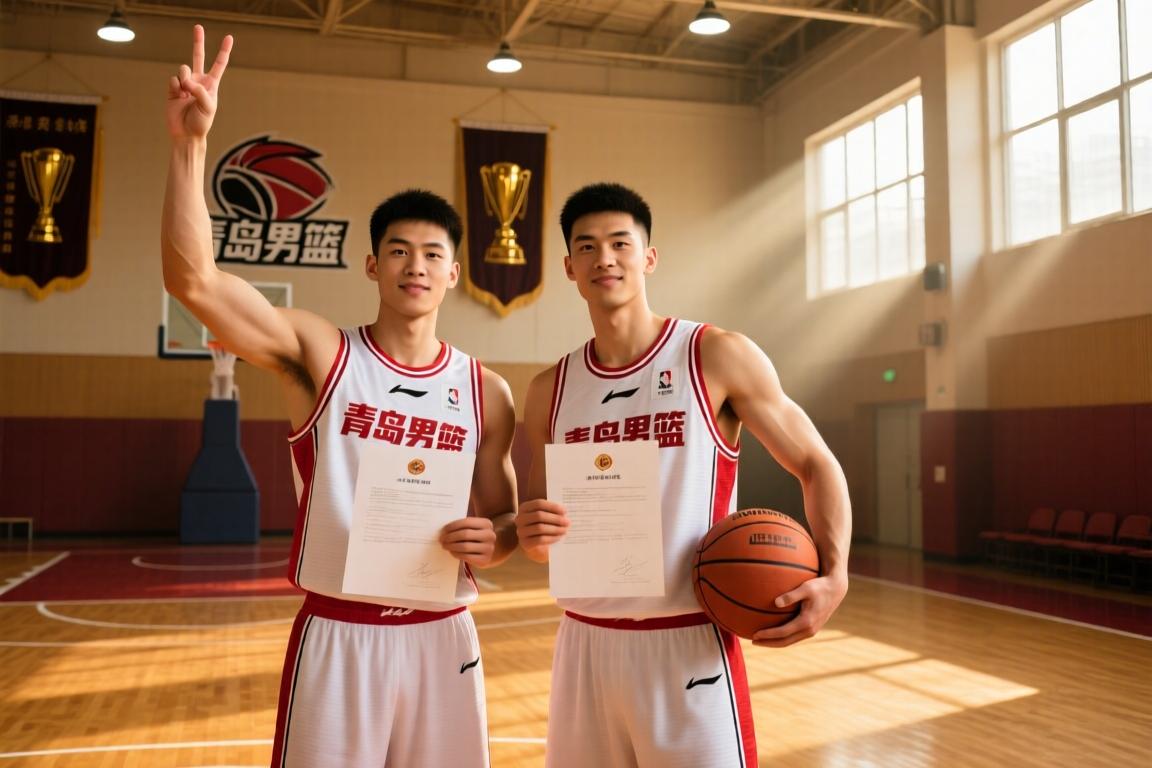 官宣:李俊贤、丛睿言晋升青岛男篮一队