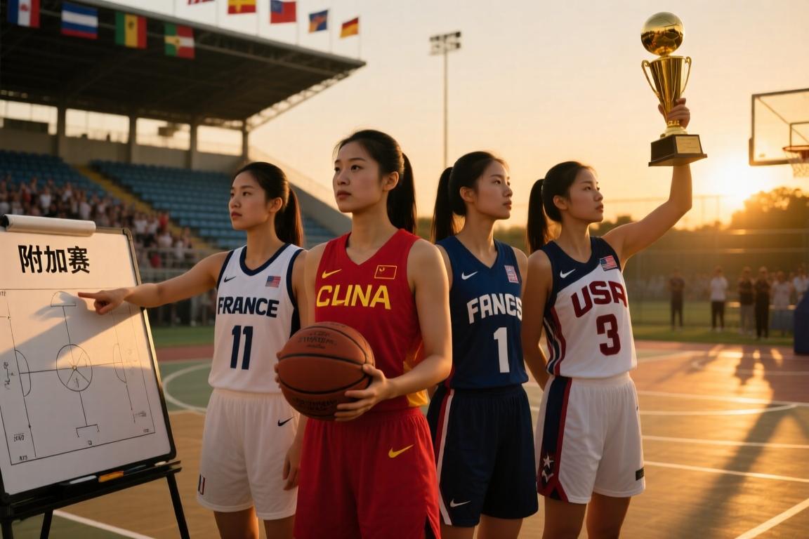 女篮世界杯形势:中国晋级附加赛 法国&美国锁定8强 A组4队皆1-1
