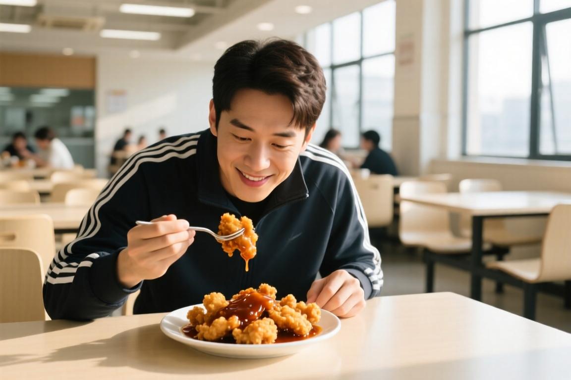 徐正源:因为锅包肉很有名,所以吃得非常多,食堂厨房长也经常做