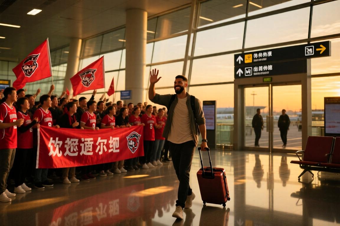 热情接机！山西球迷机场欢迎大外援科尔纳利