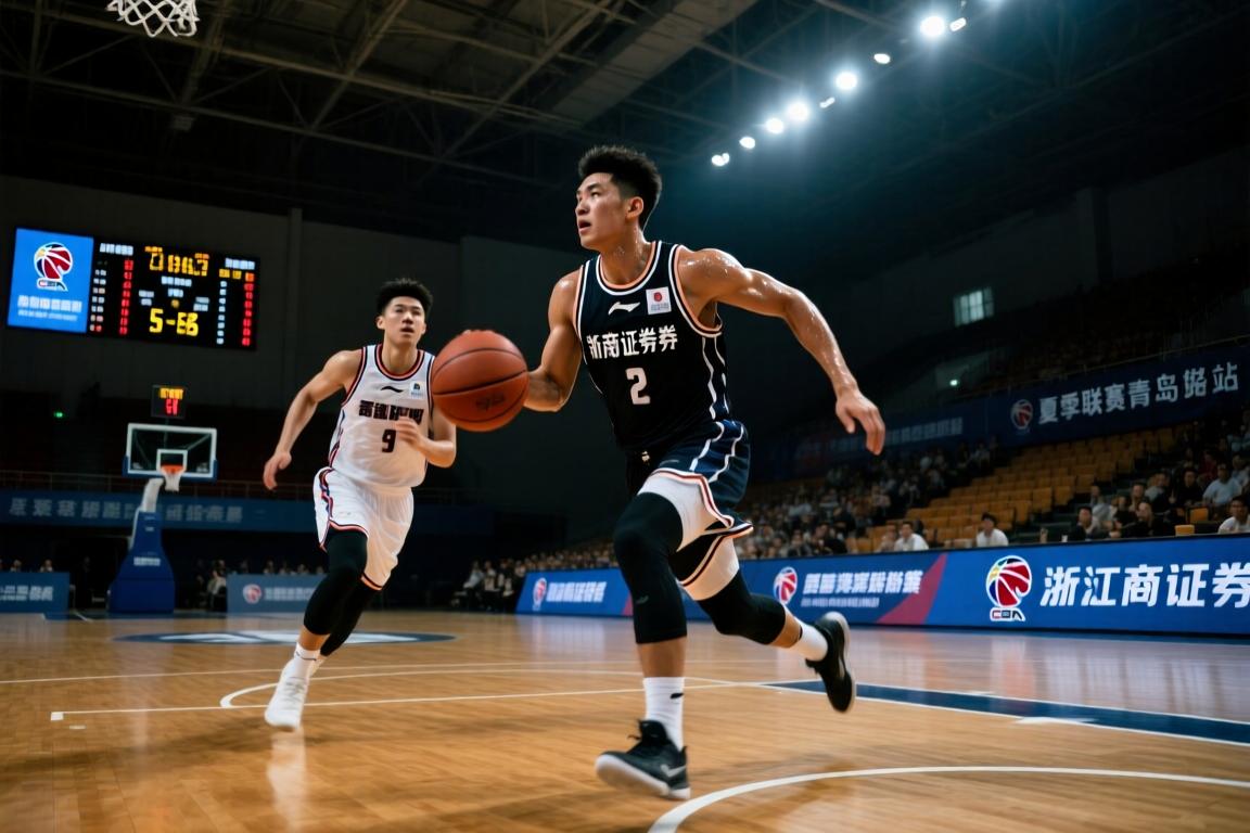 CBA夏联青岛站5-8名排位赛 浙商证券不敌辽宁本钢 续峻玮17+3+2