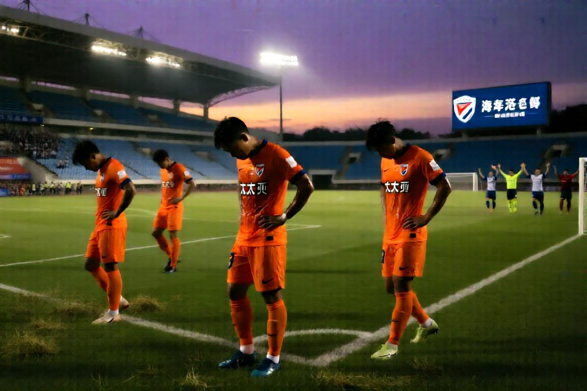 足协杯0-3完败海港！泰山队球员赛后谢场球迷高喊：继续战斗