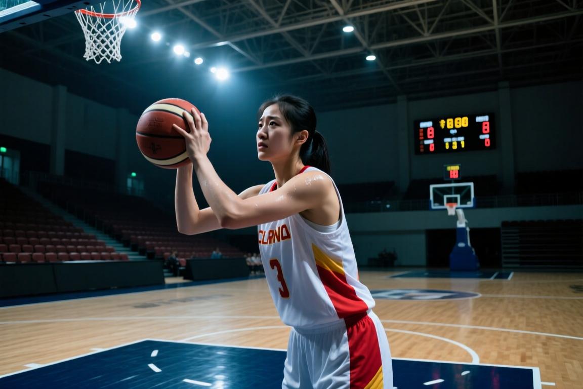 有些紧张！杨舒予半场7投1中&三分2中0仅得2分2板2助 空篮不进