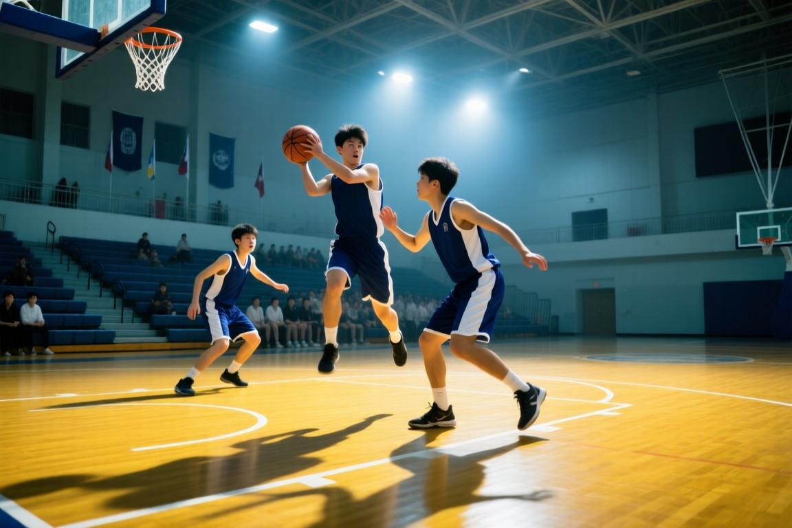 未来杯-清华附中63-71负BV预科学院 郝煊16+4+2+2断 柴涵涌7+10+6