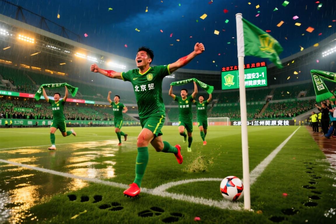 北京国安主场3-1战胜兰州陇原竞技天佑德，晋级足协杯四强