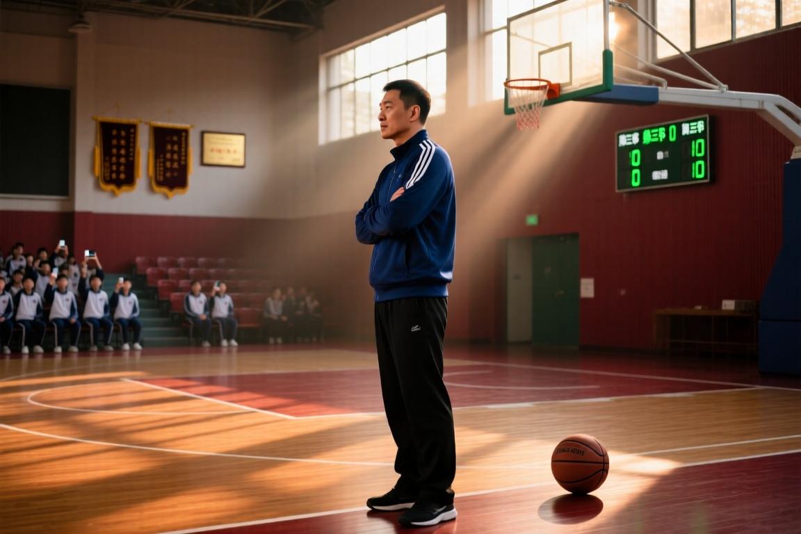 媒体人：广东男篮总教练杜锋现身福州观战初中篮球联赛全国总决赛