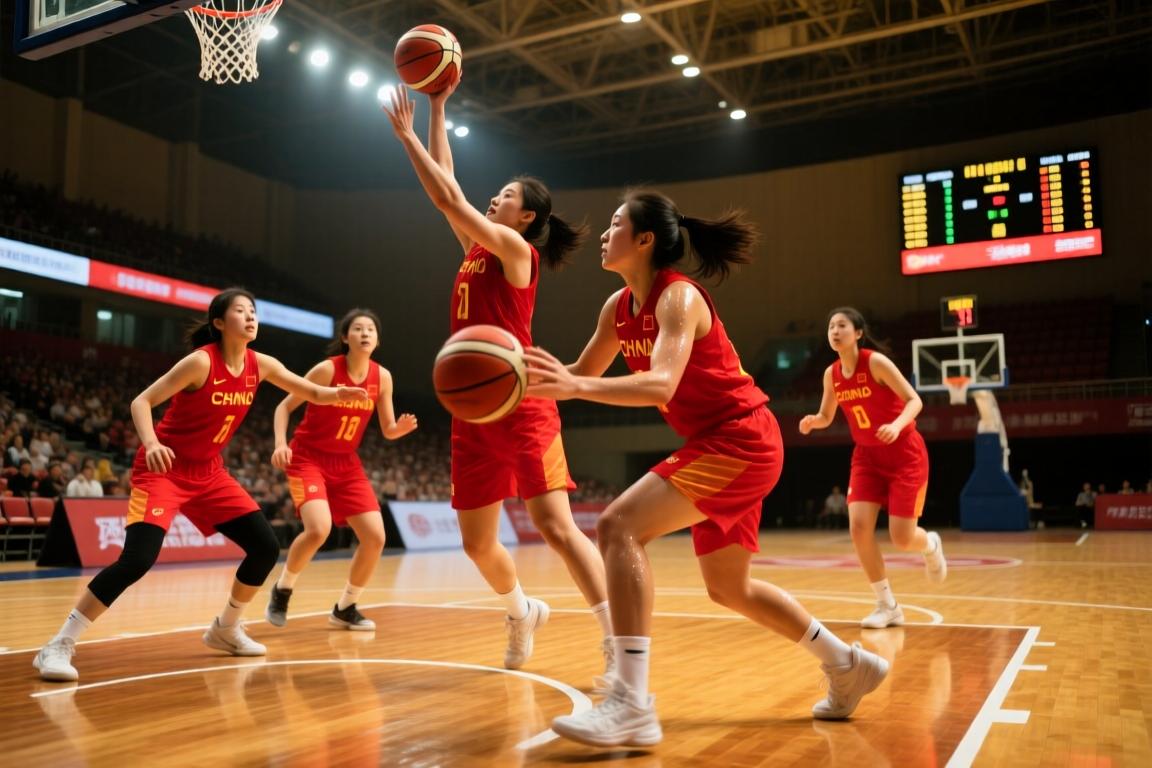 中国篮球之队：面对强大对手 中国女篮姑娘们拼尽全力 要快速调整